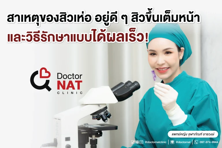 อยู่ดี ๆ สิวขึ้นเต็มหน้า