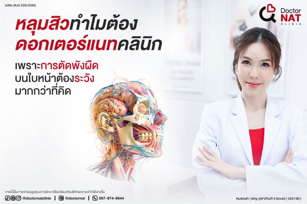 ทำไมต้องรักษาหลุมสิว กับ หมอแนท