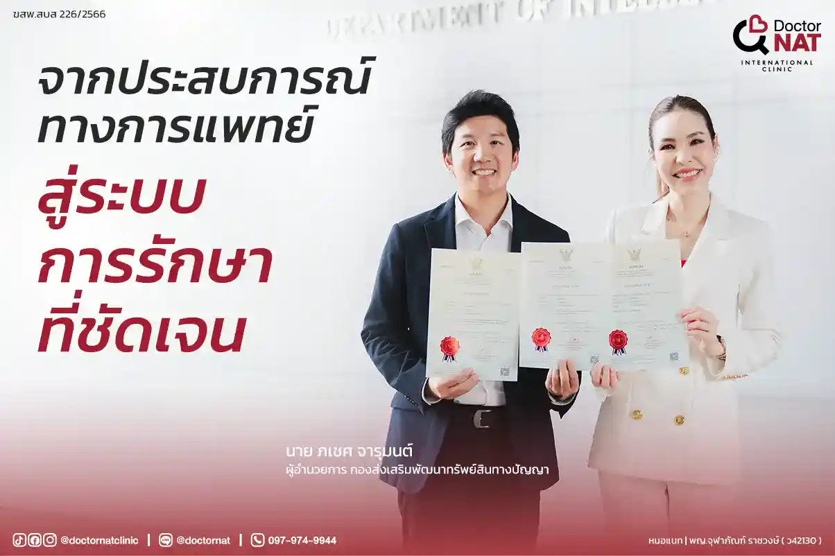 ดอกเตอร์แนท คลินิก อนุสิทธิบัตร