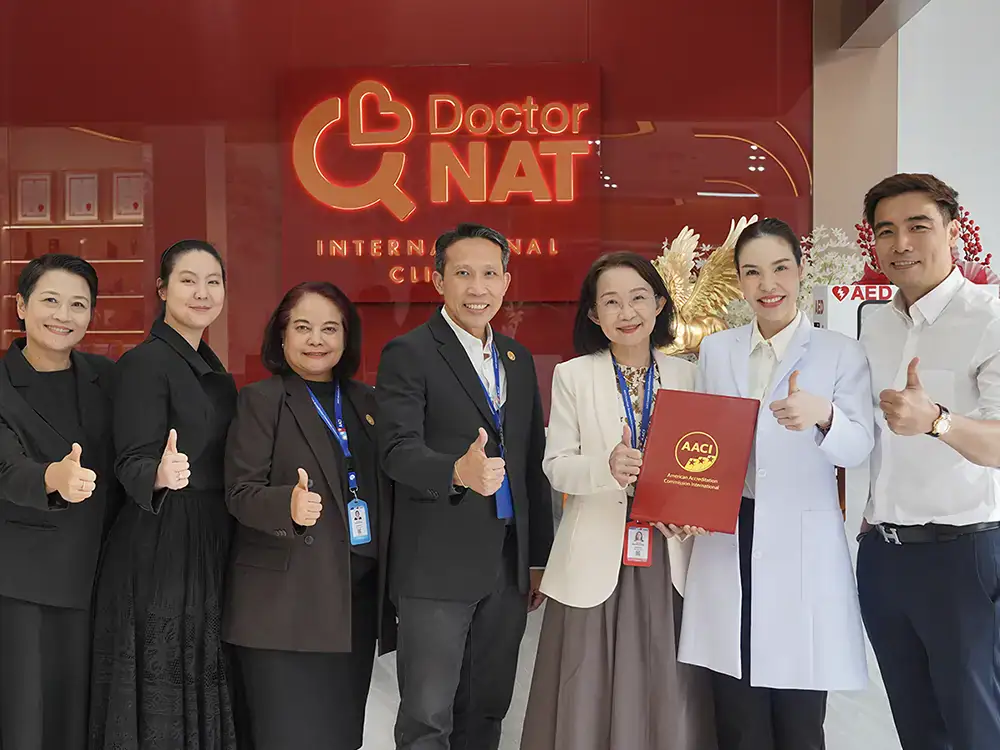 Doctor Nat International Clinic ต้อนรับ AACI America เพื่อประเมินมาตรฐานระดับสากล